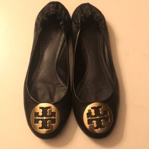 Black Tory Burch Reva Flats